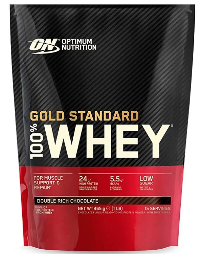 Optimum Nutrition: Gold Standard 100% Whey Protein Powder 450g - Double Rich Chocolate
